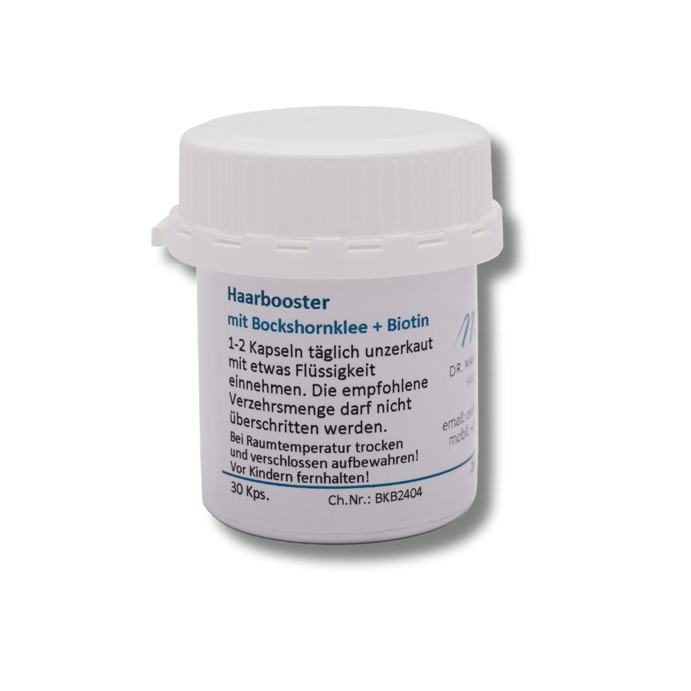 Haarbooster Kapseln mit Biotin und Bockshornklee – Für gesundes, volles Haar