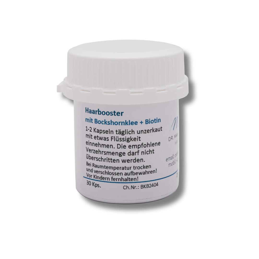 Haarbooster Kapseln mit Biotin und Bockshornklee – Für gesundes, volles Haar